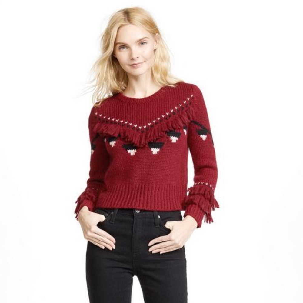 Loveshackfancy Shopbop Atlas Cropped Sweater